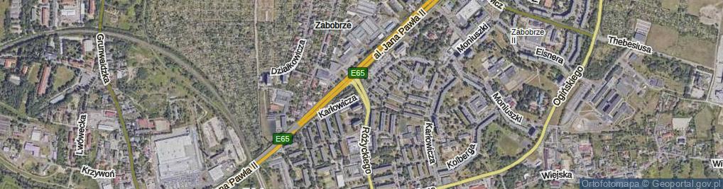 Zdjęcie satelitarne Karłowicza Mieczysława ul.